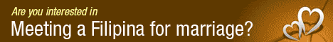 Christian Filipina Asian Ladies Dating 468x60 wide animated brown banner