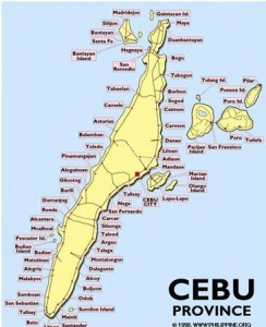 Cebu Province Map Cebu Province Map